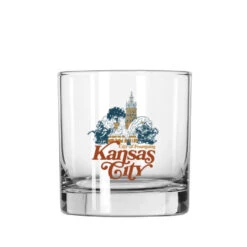 Made In KC X Charlie Hustle City Of Fountains Rocks Glass