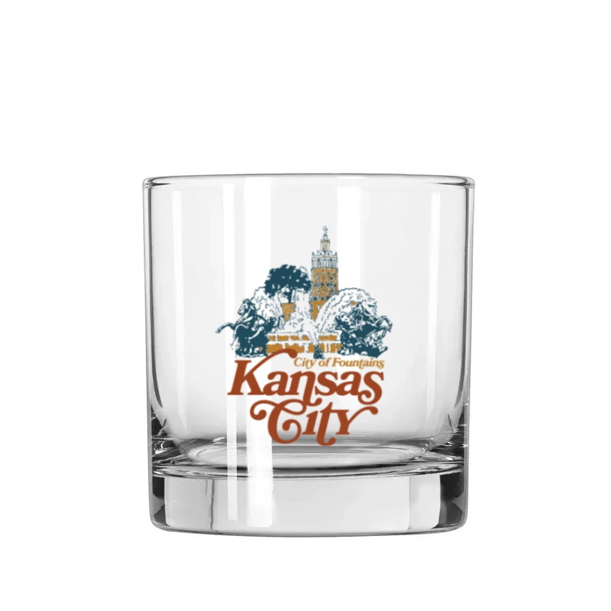 Made In KC X Charlie Hustle City Of Fountains Rocks Glass 1 Made In KC X Charlie Hustle City Of Fountains Rocks Glass