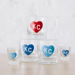 Made In KC X Charlie Hustle KC Heart Shot Glass: Royal Blue 6 Made In KC X Charlie Hustle KC Heart Shot Glass: Royal Blue -Kansas City Store MIKC Charlie Hustle Drinkware assorted 39e6d06a 787b 4b69 aa0b 478cacbc9693