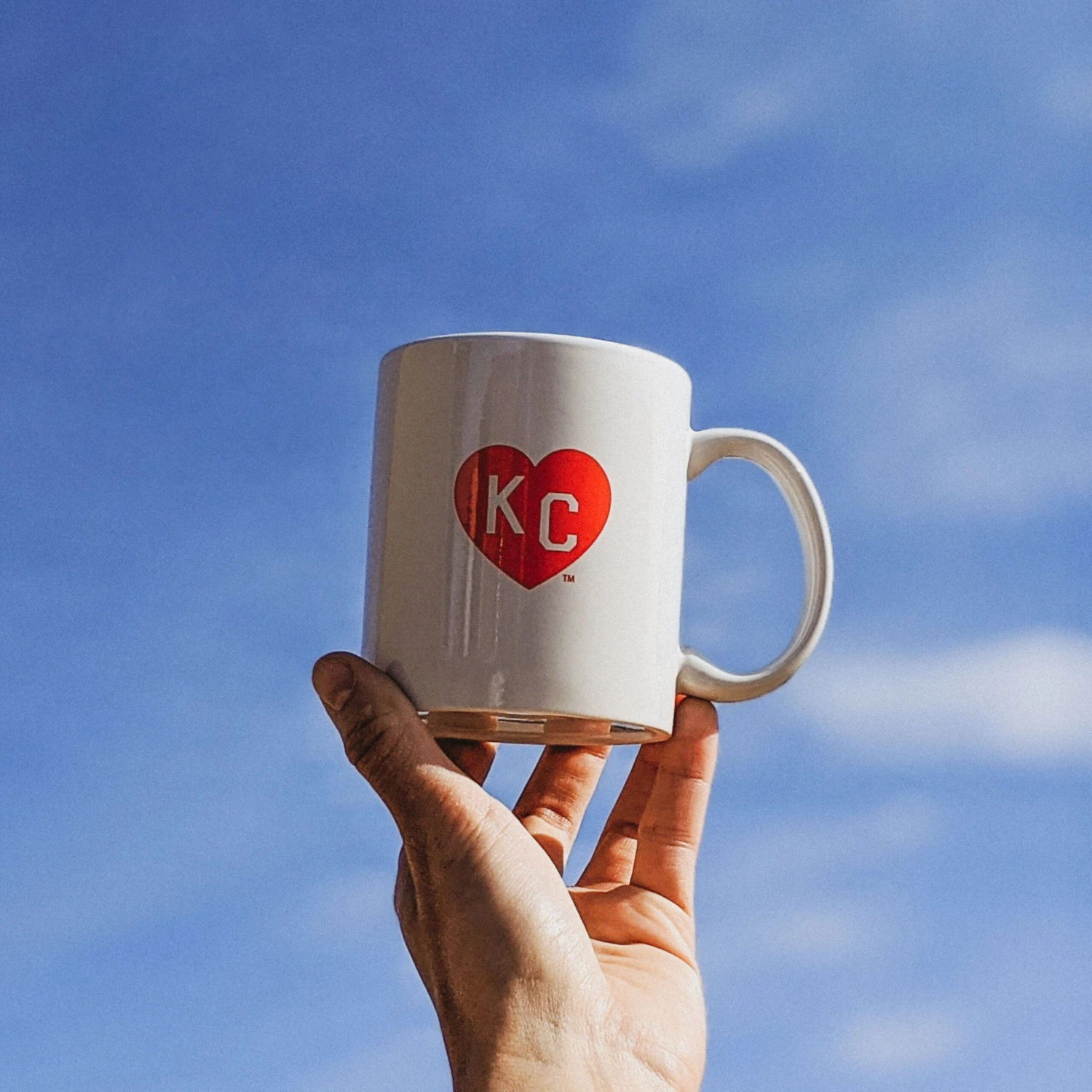 Made In KC X Charlie Hustle KC Heart Classic Mug: Red 2 Made In KC X Charlie Hustle KC Heart Classic Mug: Red - Image 2