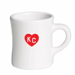 Made In KC X Charlie Hustle KC Heart Diner Mug - Red