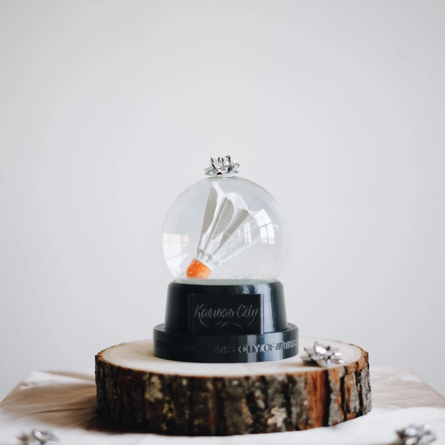 Shuttlecock Snow Globe 2 Shuttlecock Snow Globe - Image 2