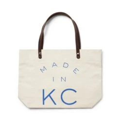 Sandlot Goods Made In KC Tote -Kansas City Store MIKCCanvasTote blue