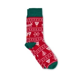 School Of Sock KC Sweater Socks -Kansas City Store MIKCChristmasSocks Red