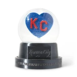 Heart KC Snow Globe 5 Heart KC Snow Globe -Kansas City Store MIKCSnowglobe blue