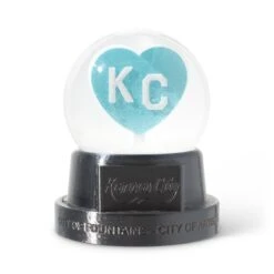 Heart KC Snow Globe