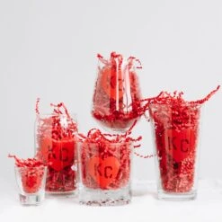 Made In KC X Charlie Hustle KC Heart Pint Glass: Red 5 Made In KC X Charlie Hustle KC Heart Pint Glass: Red -Kansas City Store MIKCxCharlie Hustle Glassware Red df3edd6e 74a0 4236 95cb 63851851a7f0