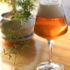 Made In Kansas City Pedestal Glass -Kansas City Store MadeinKC Pedestal Beer Glass