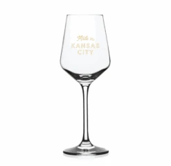 Made In Kansas City Wine Glass