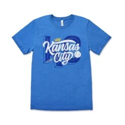KC Home Run Tee, Royal, Press Monkey