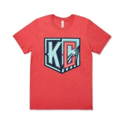 KC Women's Soccer Tee, Red, Press Monkey