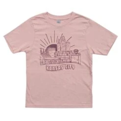 Sift & Serif KC Postcard Kids Tee - Pink