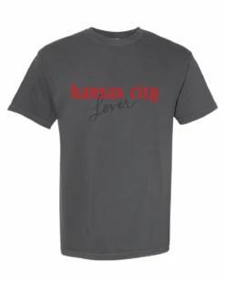 Kansas City Lover Tee, Graphite