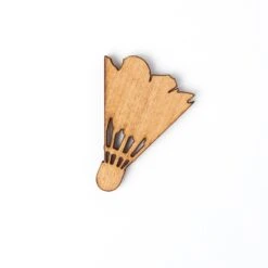 Say It On Wood Shuttlecock Magnet