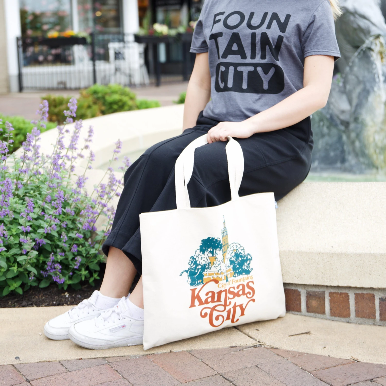 Sandlot Goods X Charlie Hustle City Of Fountains Tote 3 Sandlot Goods X Charlie Hustle City Of Fountains Tote - Image 3