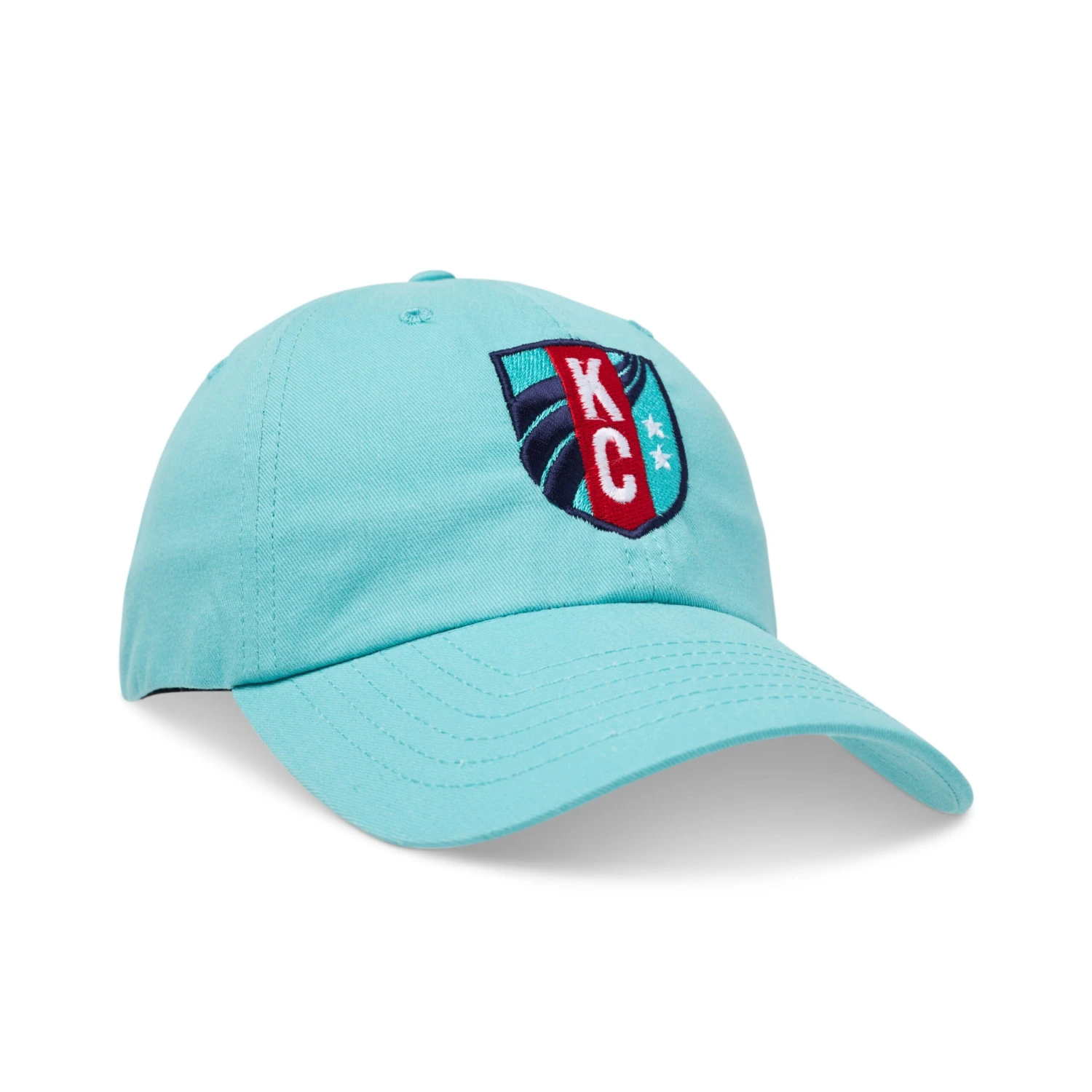 Sandlot Goods KC Current Crest Dad Hat - Teal 1 Sandlot Goods KC Current Crest Dad Hat - Teal