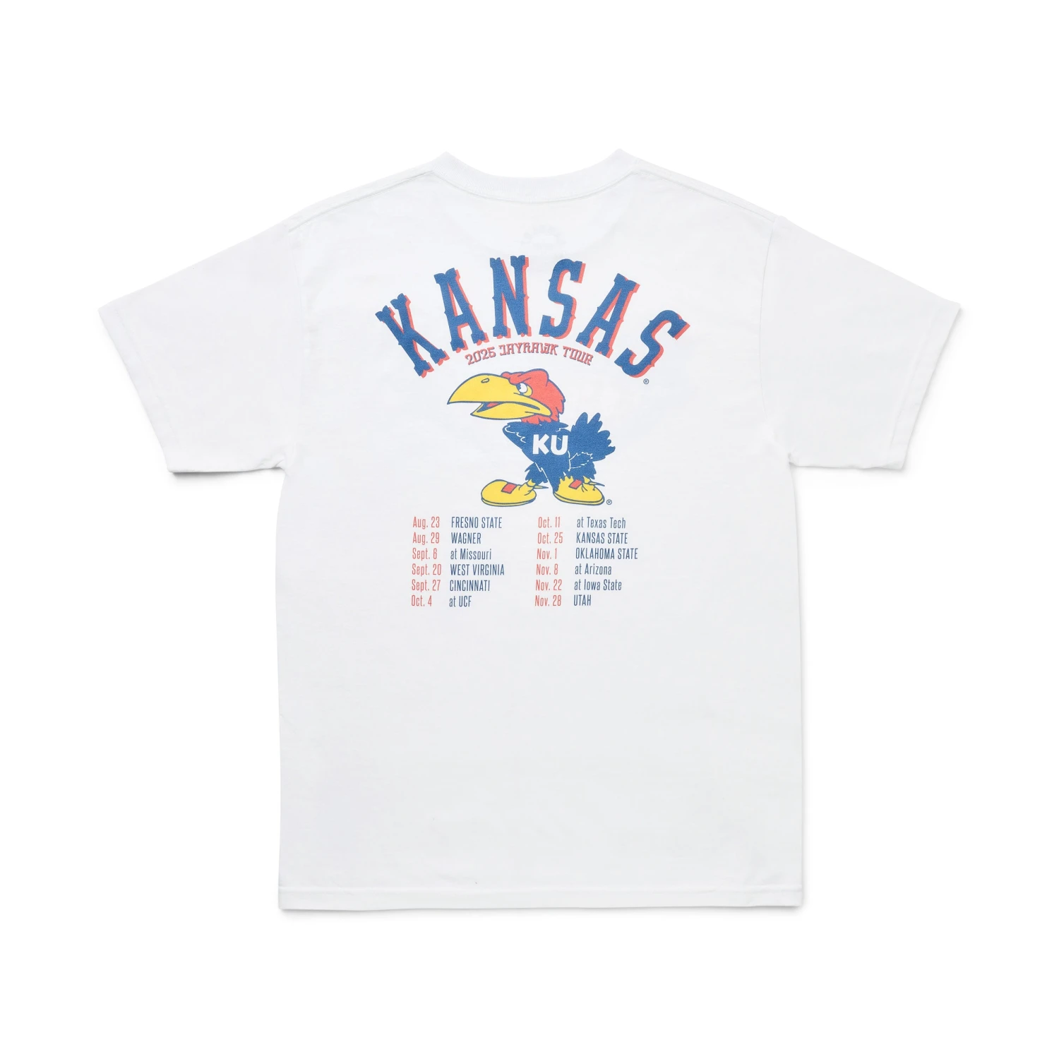 Kansas Jayhawks 2025 Football Tour Tee 2 Kansas Jayhawks 2025 Football Tour Tee - Image 2