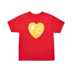 KC Heart NLBM Red And Gold Tee, Sandlot Goods