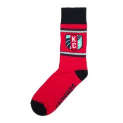 School Of Sock KC Current Crest Socks - Red
