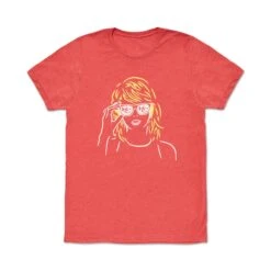 Dot's Taylor Red Tee Youth And Adult Sizes