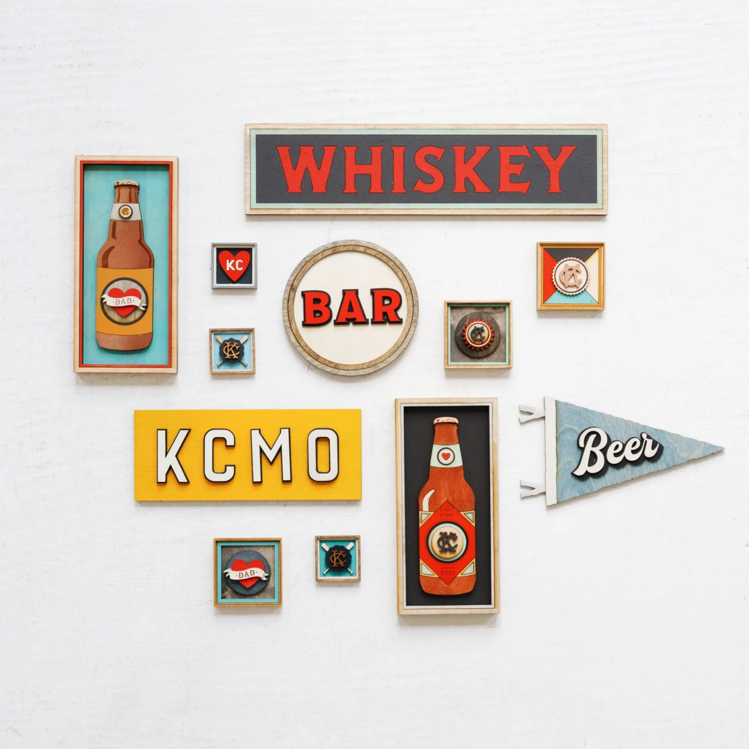 Wee Woodworks KC Heart Magnet 2 Wee Woodworks KC Heart Magnet - Image 2