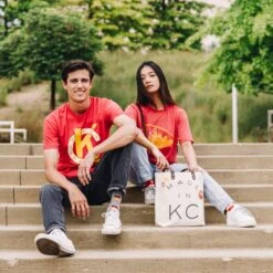 Sandlot Goods Made In KC Tote -Kansas City Store Wonderboy KC Tee Red Yellow Arrowheads db6f9ffe 3413 43ba a33f 472248436445