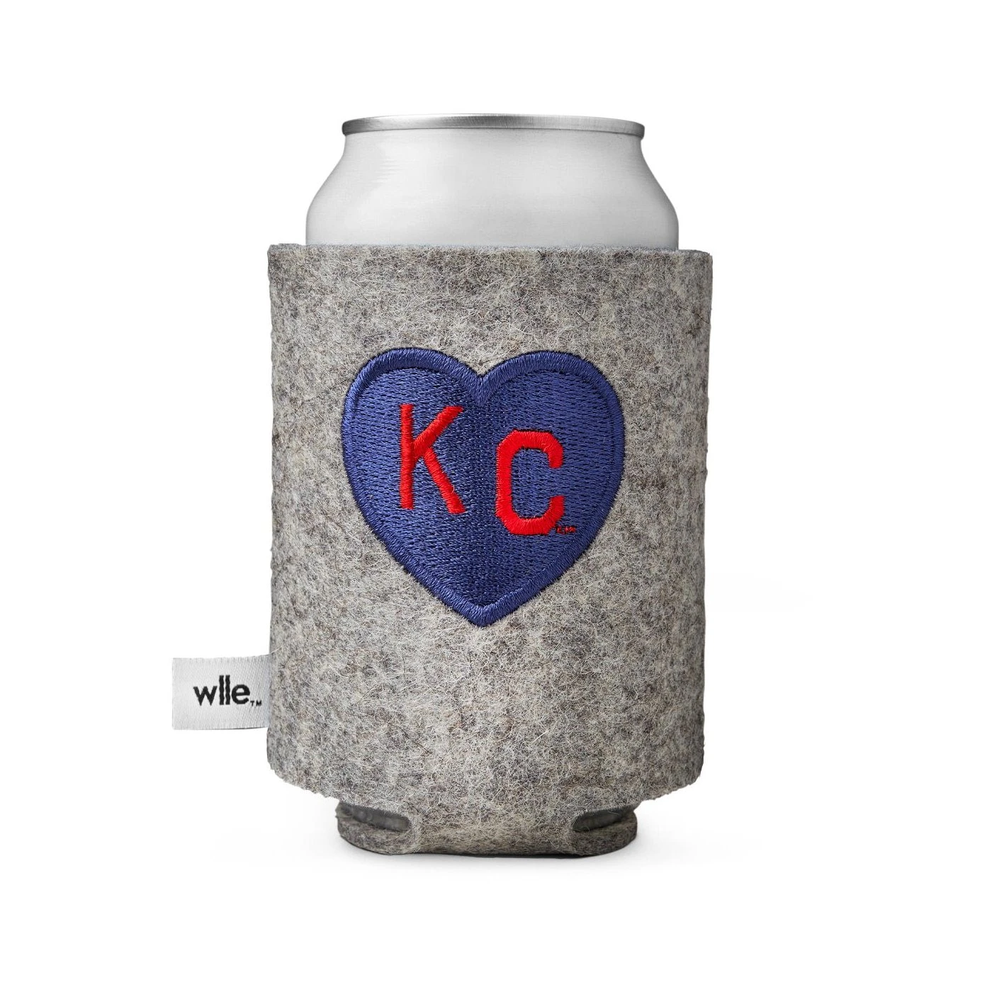 Wlle X Charlie Hustle KC Heart Drink Sweater - Grey 1 Wlle X Charlie Hustle KC Heart Drink Sweater - Grey