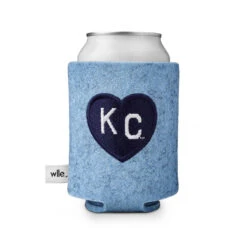 Wlle X Charlie Hustle KC Heart Drink Sweater - Light Blue