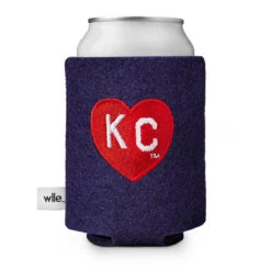 Wlle X Charlie Hustle KC Heart Drink Sweater - Navy