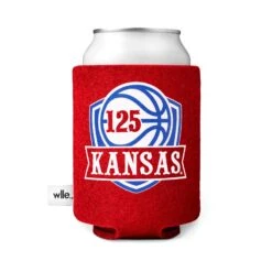Wlle University Of Kansas Drink Sweater - 125 Years Of Basketball - Red