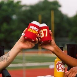 Wlle #87 Drink Sweater -Kansas City Store wlle World Champs Koozie Red 2 dc5a4629 5037 413f 8f69 33ed39440e16