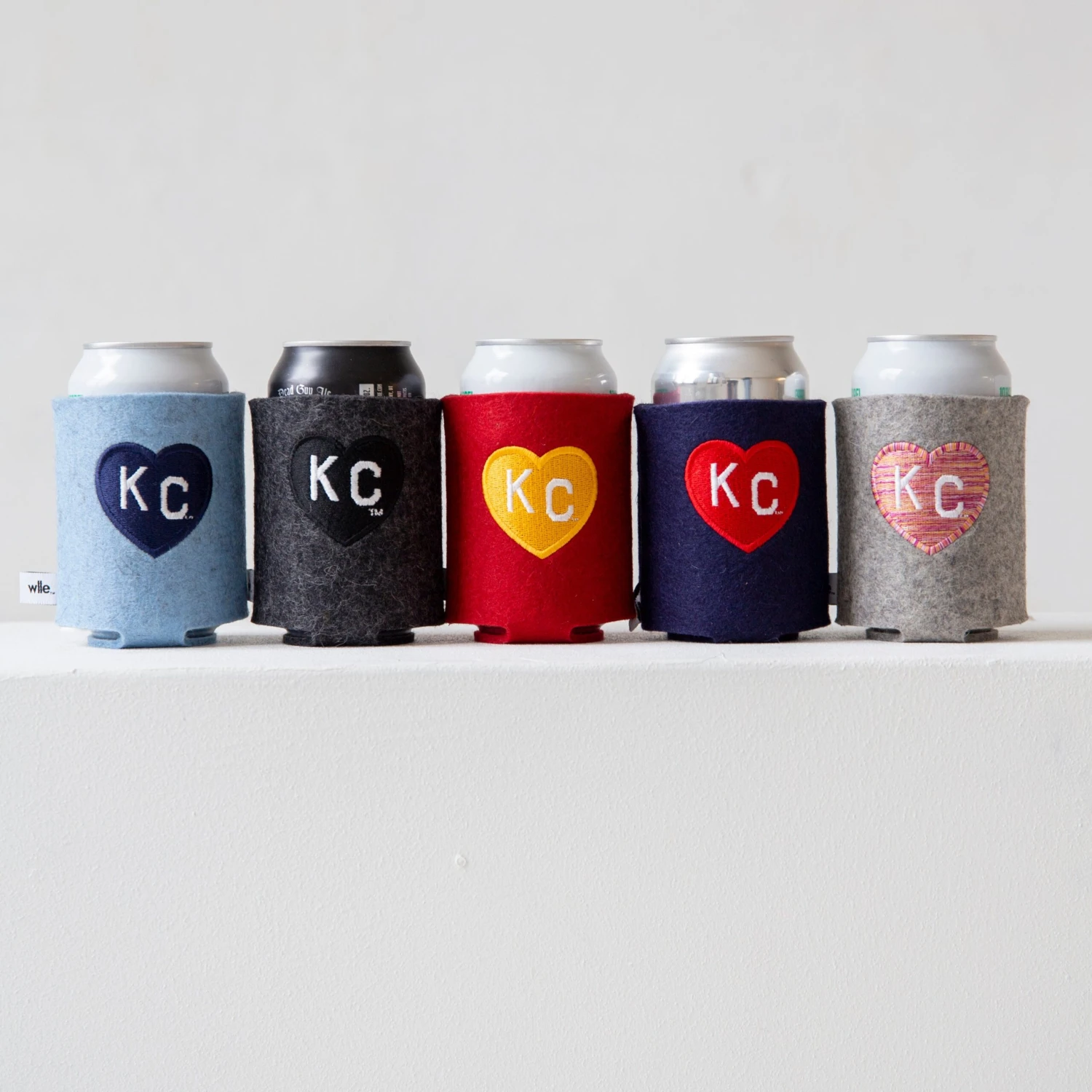 Wlle X Charlie Hustle KC Heart Drink Sweater - Light Blue 3 Wlle X Charlie Hustle KC Heart Drink Sweater - Light Blue - Image 3